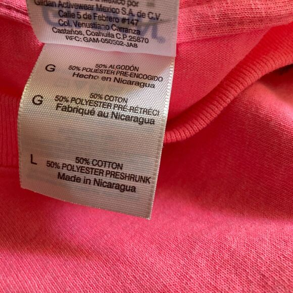 vintage 90s hilton head island shirt large south carolina pink tropical tourist - Picture 4 of 7